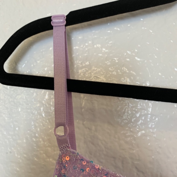 Lovely Grace Purple Sequin Gown Large Sequins Tulle Maxi Dress Lilac Lavender - Picture 11 of 16